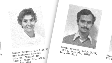 Images from the CTU Directory of Sister Dianne and then Robert Prevost